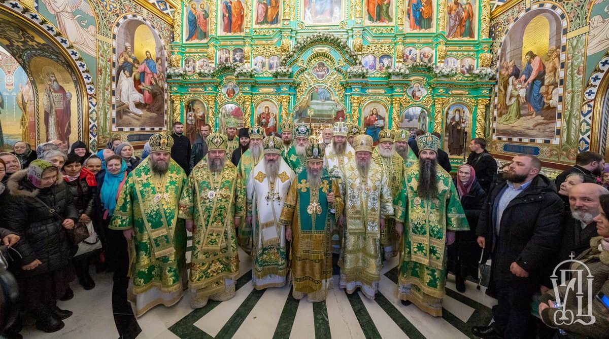 Подробнее о статье Киев. Митрополит Пантелеимон принял участие в освящении нового храма Киево-Печерской Лавры